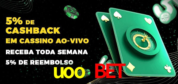 Promoções do cassino ao Vivo uoo bet